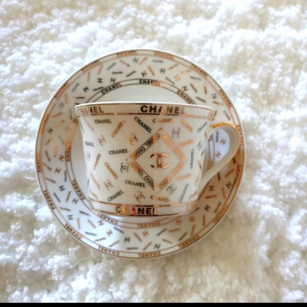 Chanel teacup and saucer